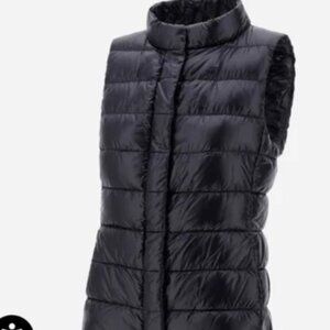 NEW NWT HERNO BLACK VEST GILET SIZE 48 $735